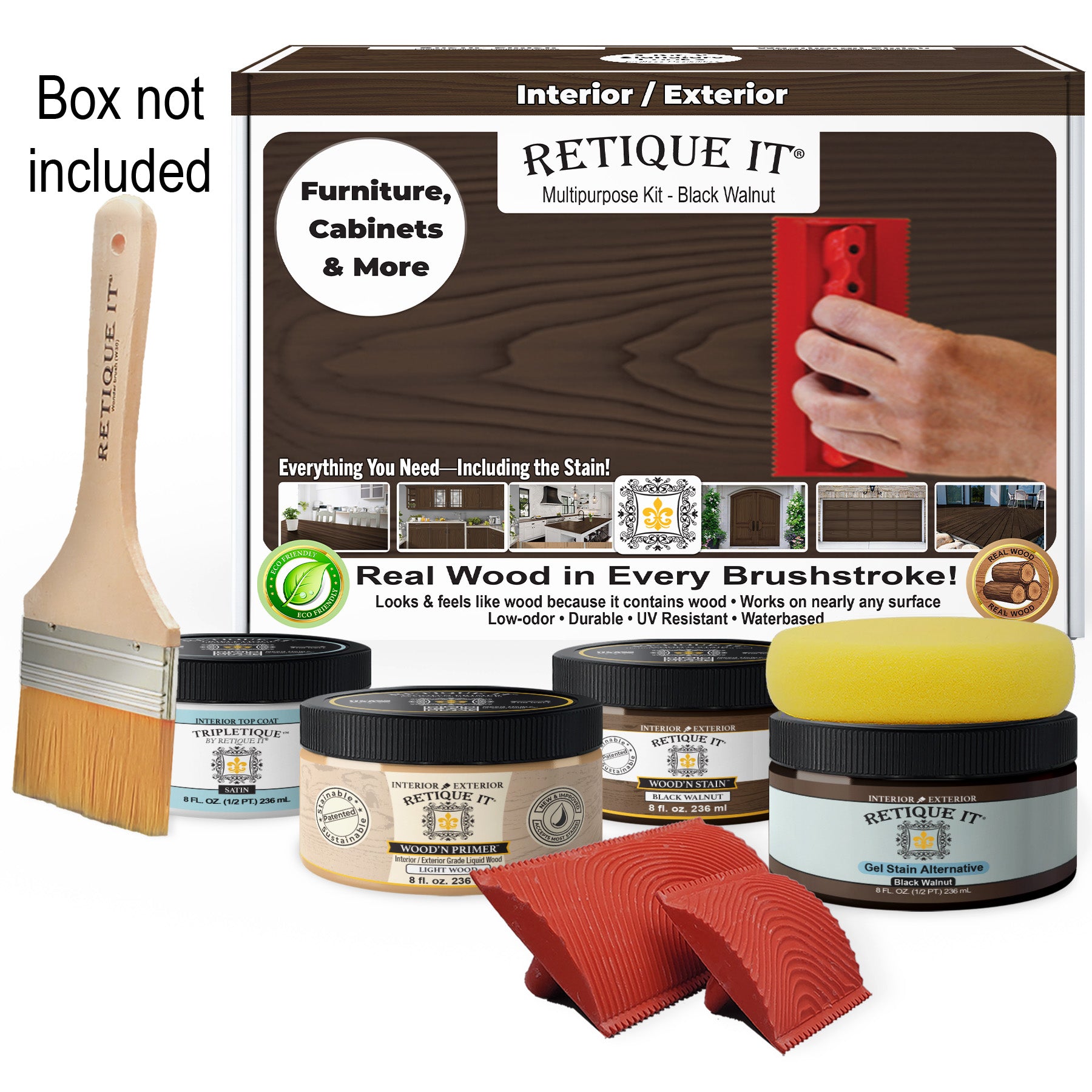 Multi-purpose Wood'n Kit - Black Walnut - Interior Top Coat