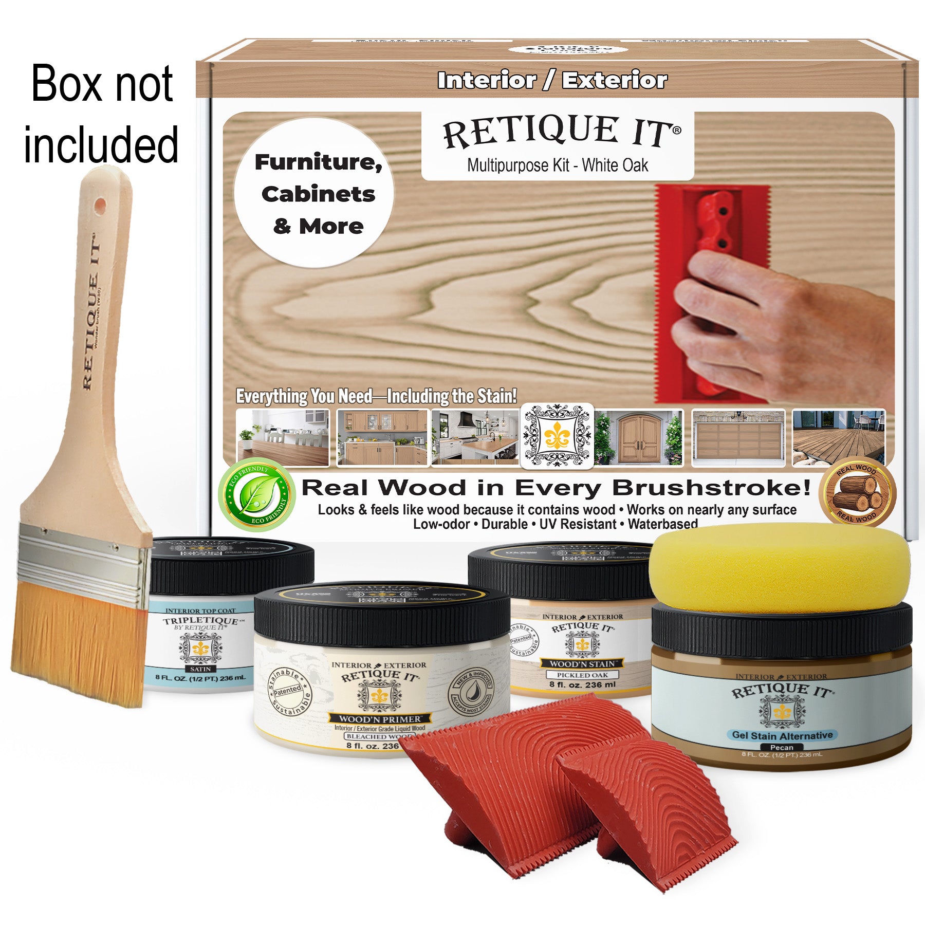 Multi-purpose Wood'n Kit - White Oak - Exterior Top Coat