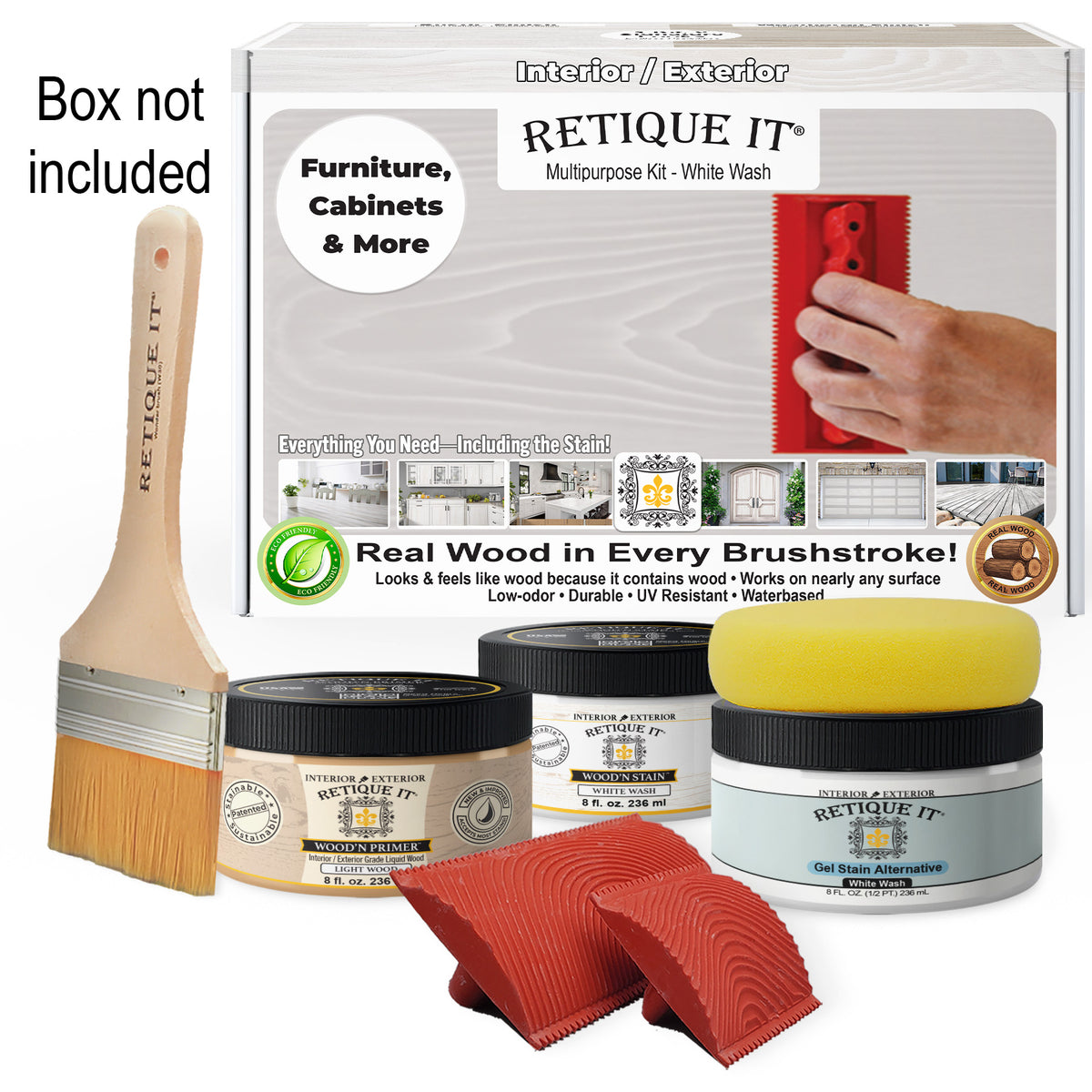 Multi-purpose Wood'n Kit - White Wash