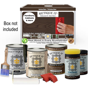 Multi-purpose Wood'n Kit (4x Lg) - Black Walnut - Exterior Top Coat