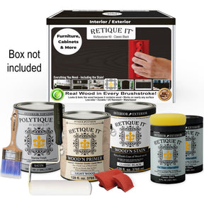 Multi-purpose Wood'n Kit (4x Lg) - Classic Black - Exterior Top Coat