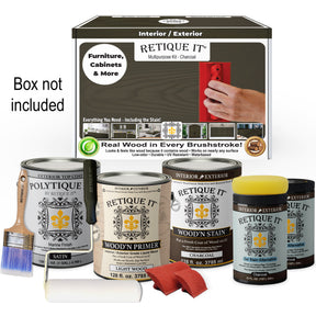 Multi-purpose Wood'n Kit (4x Lg) - Charcoal - Exterior Top Coat