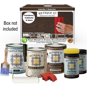 Multi-purpose Wood'n Kit (4x Lg) - Black Walnut - Interior Top Coat