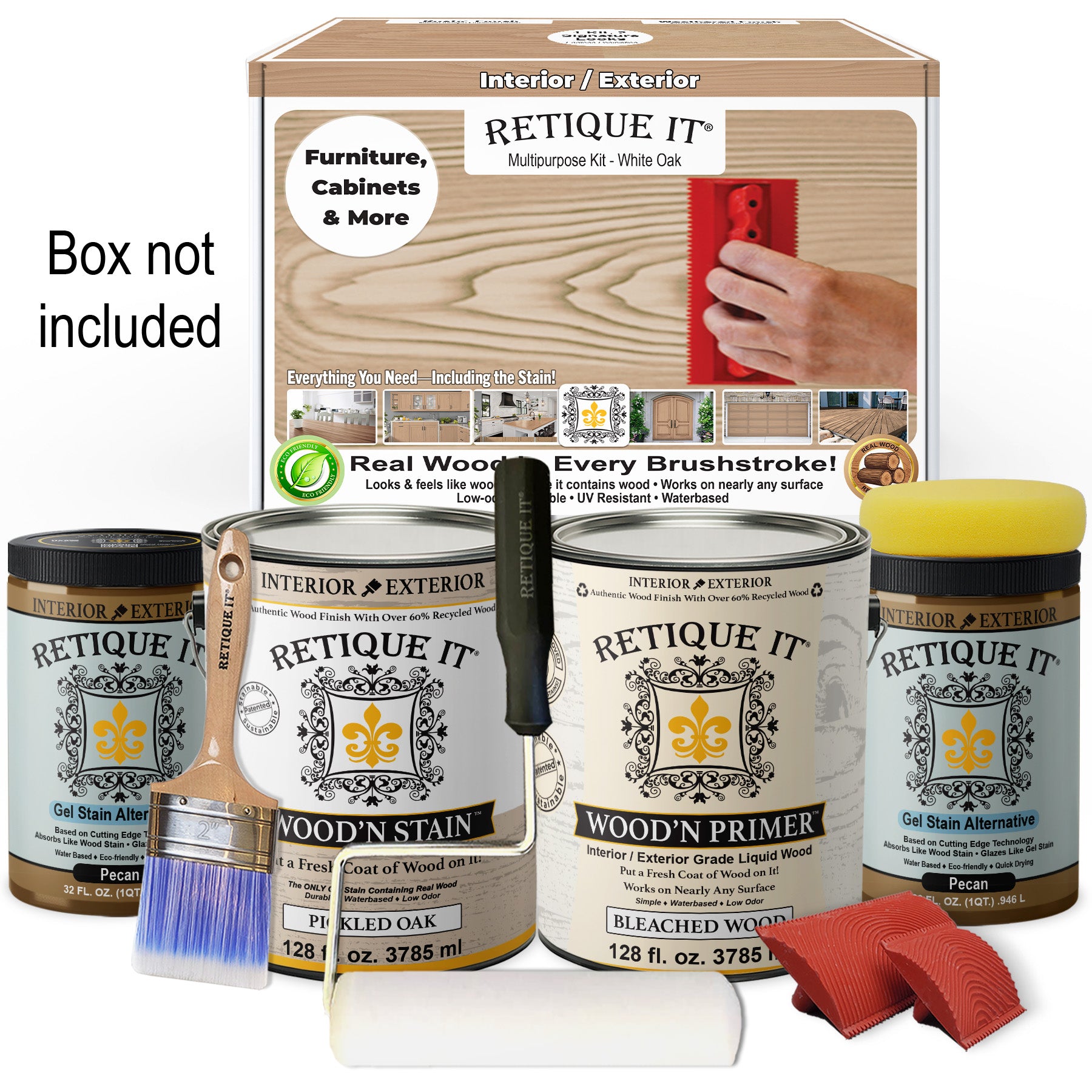 Multi-purpose Wood'n Kit (4x Lg) - White Oak