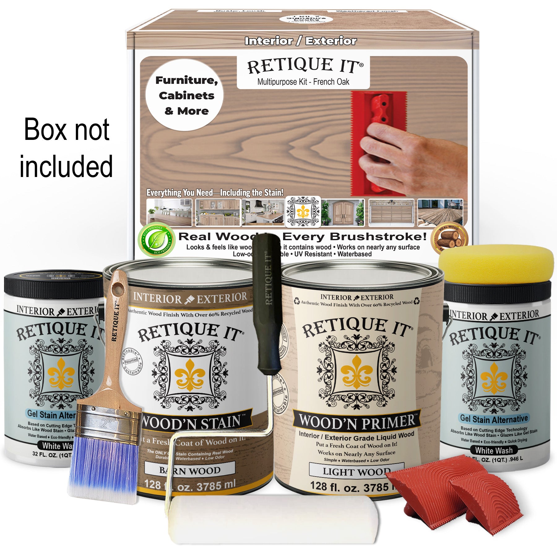 Multi-purpose Wood'n Kit (4x Lg) - French Oak