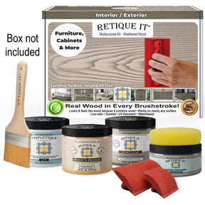 Multi-purpose Wood'n Kit (Med) - Weathered Wood - Interior Top Coat