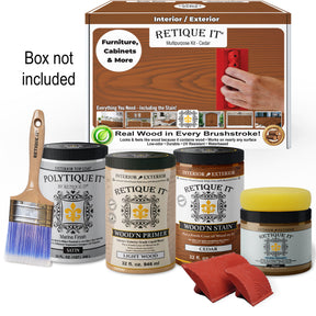 Multi-purpose Wood'n Kit (Large) - Cedar - Exterior Top Coat