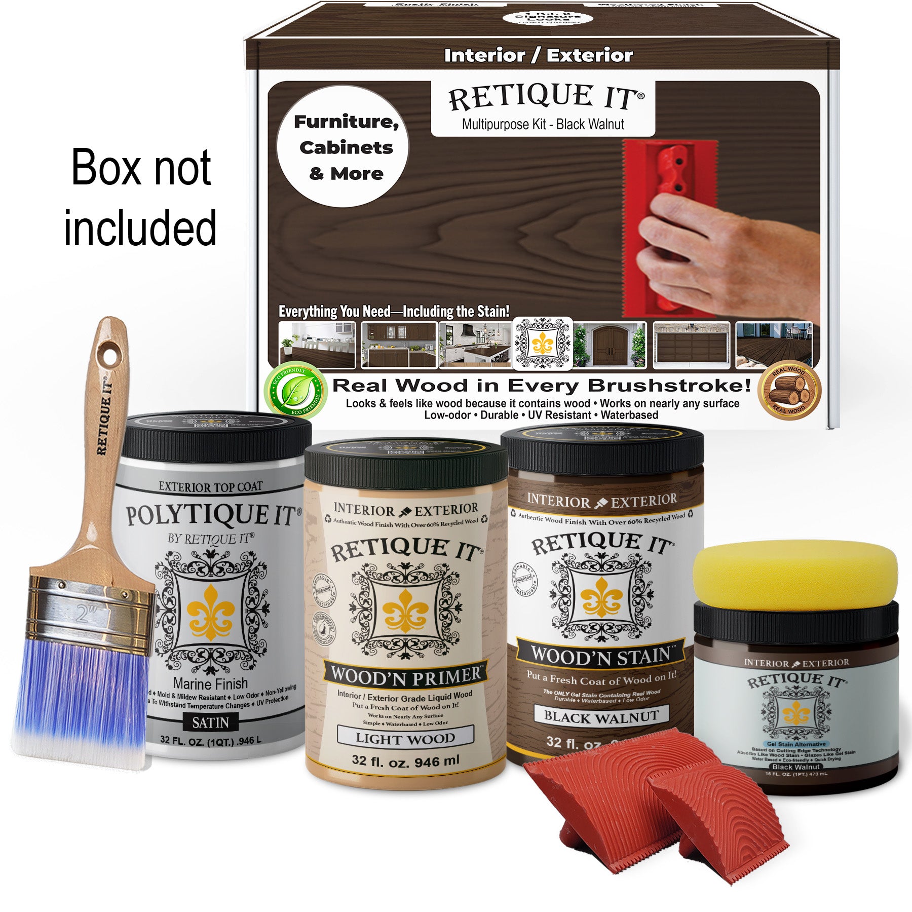 Multi-purpose Wood'n Kit (Large) - Black Walnut