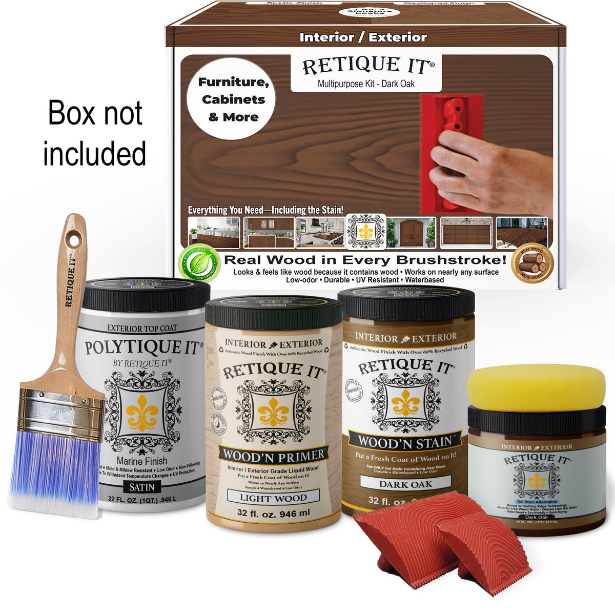 Multi-purpose Wood'n Kit (Large) - Dark Oak - Exterior Top Coat