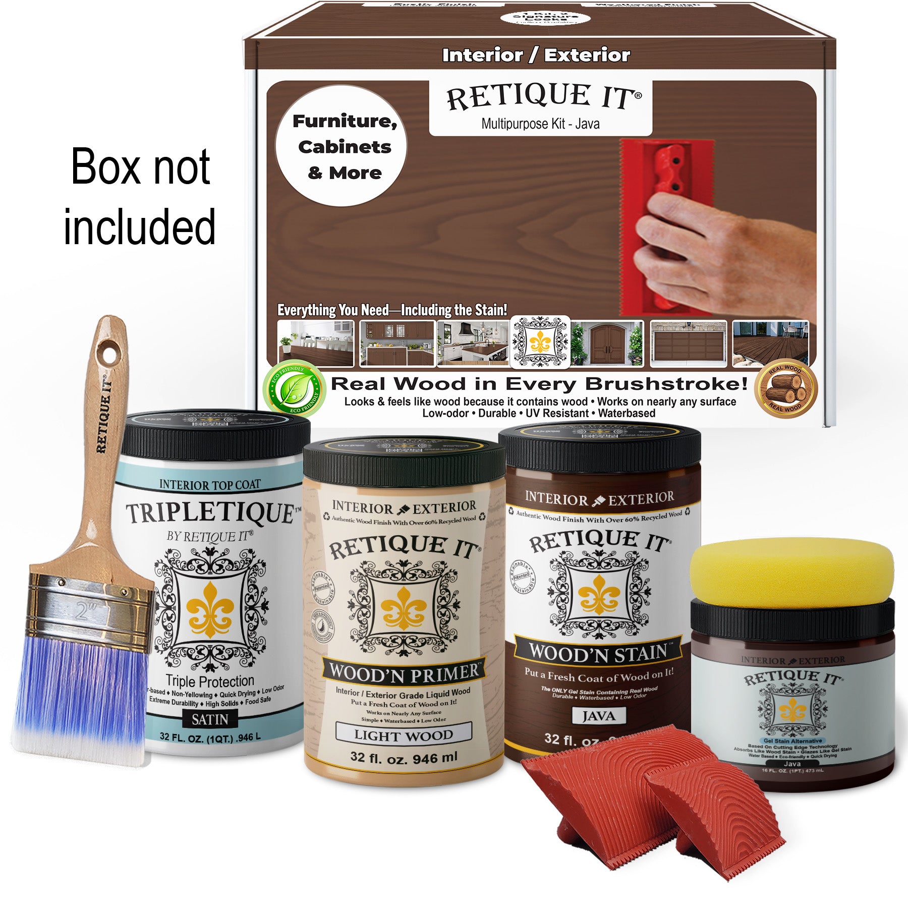 Multi-purpose Wood'n Kit (Large) - Java - Interior Top Coat
