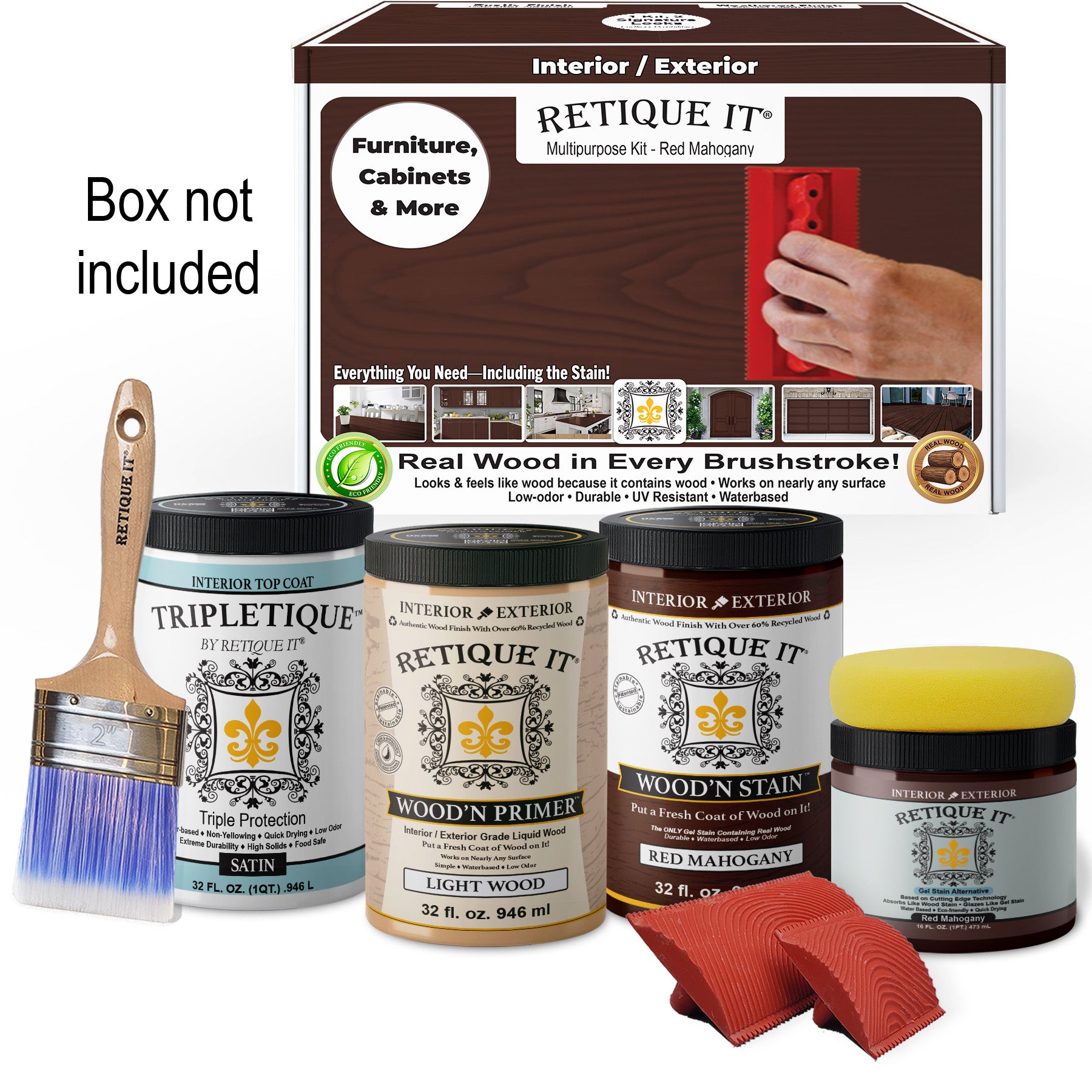 Multi-purpose Wood'n Kit (Large) - Red Mahogany - Interior Top Coat