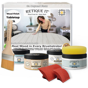 Tabletop Wood'n Finish Kit - White Wash