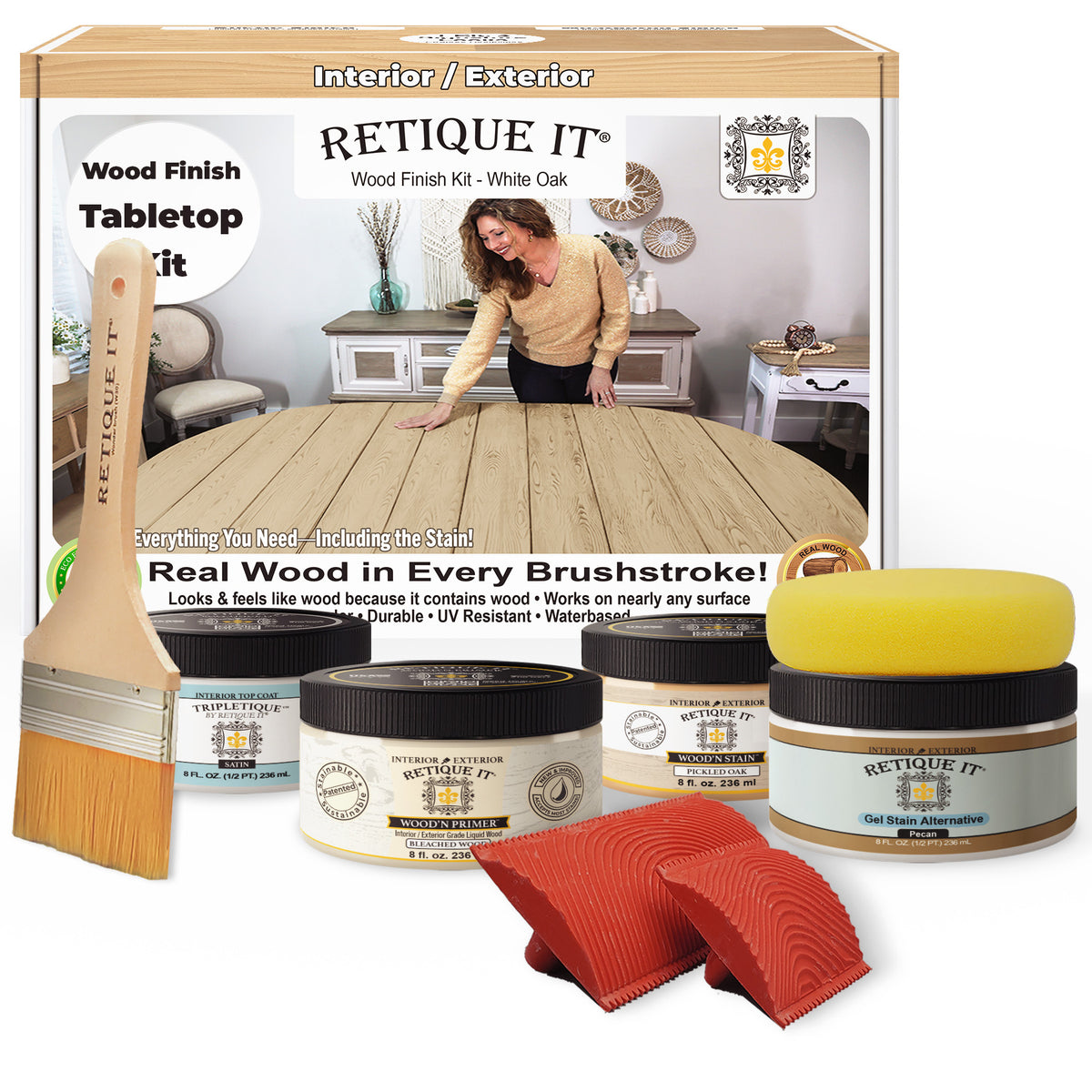 Tabletop Wood'n Finish Kit - White Oak