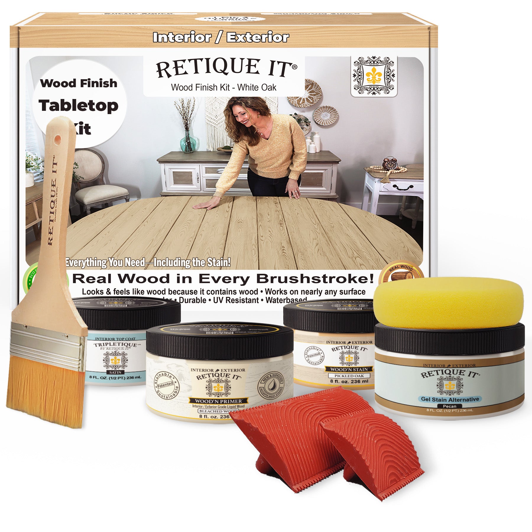 Tabletop Wood'n Finish Kit - White Oak