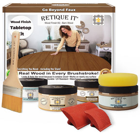 Tabletop Wood'n Finish Kit - Barn Wood