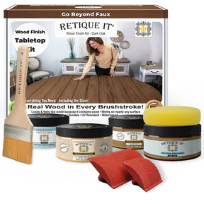 Tabletop Wood'n Finish Kit - Dark Oak