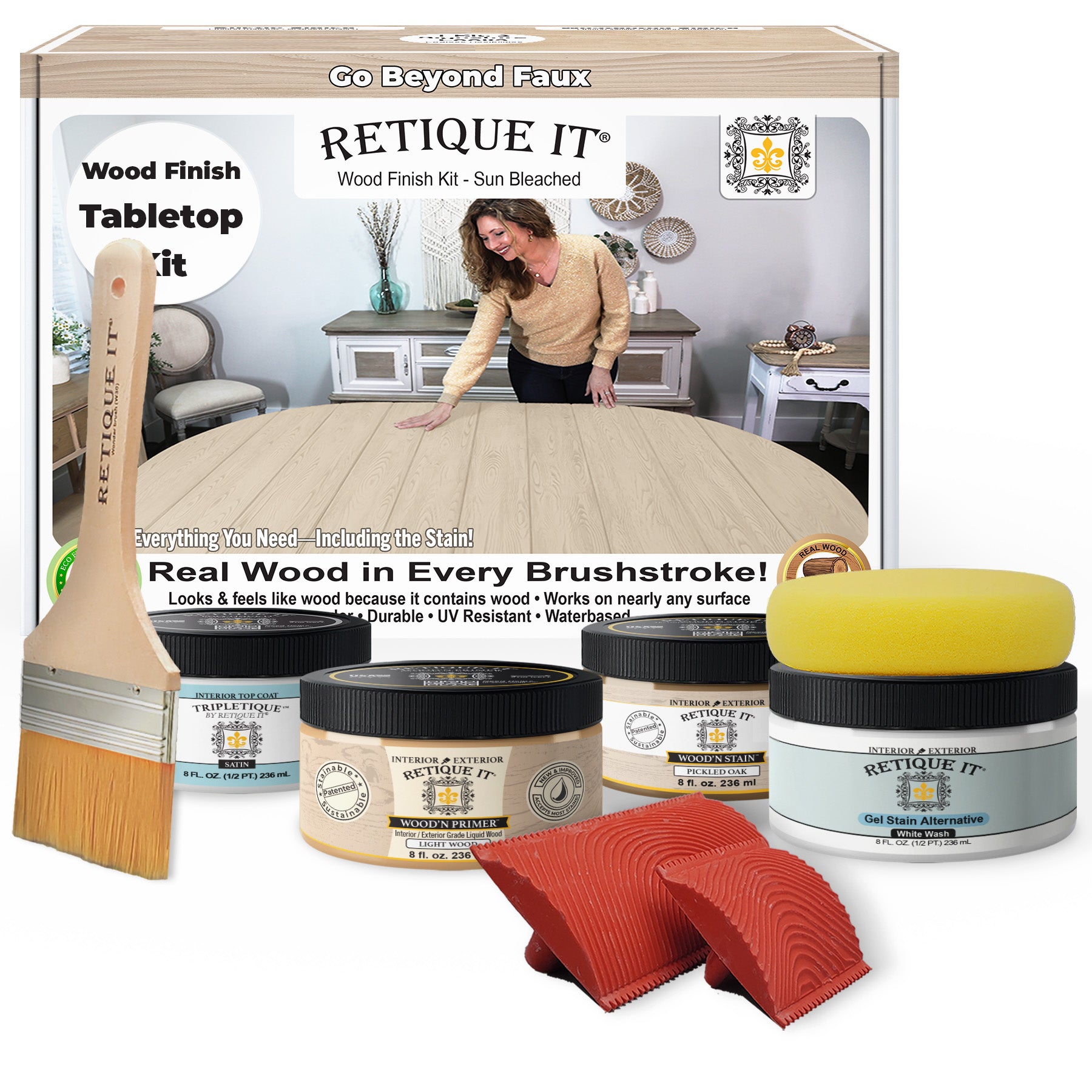 Tabletop Wood'n Finish Kit - Sun Bleached