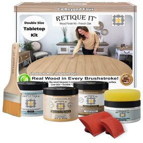 Tabletop Wood'n Finish Kit (Double Size) - French Oak