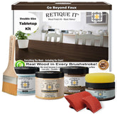 Tabletop Wood'n Finish Kit (Double Size) - Black Walnut