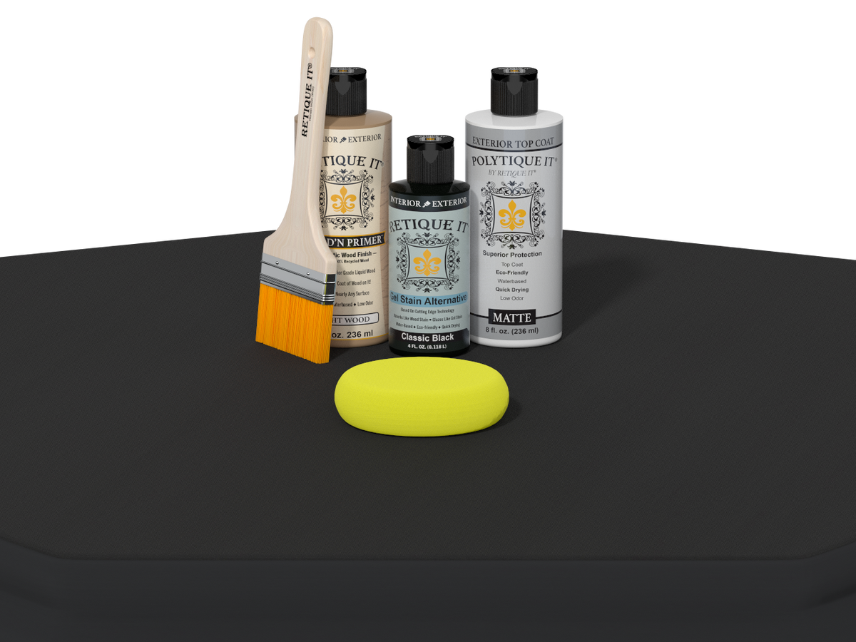 Multi-purpose Smooth Finish Kit - Classic Black - Exterior Top Coat