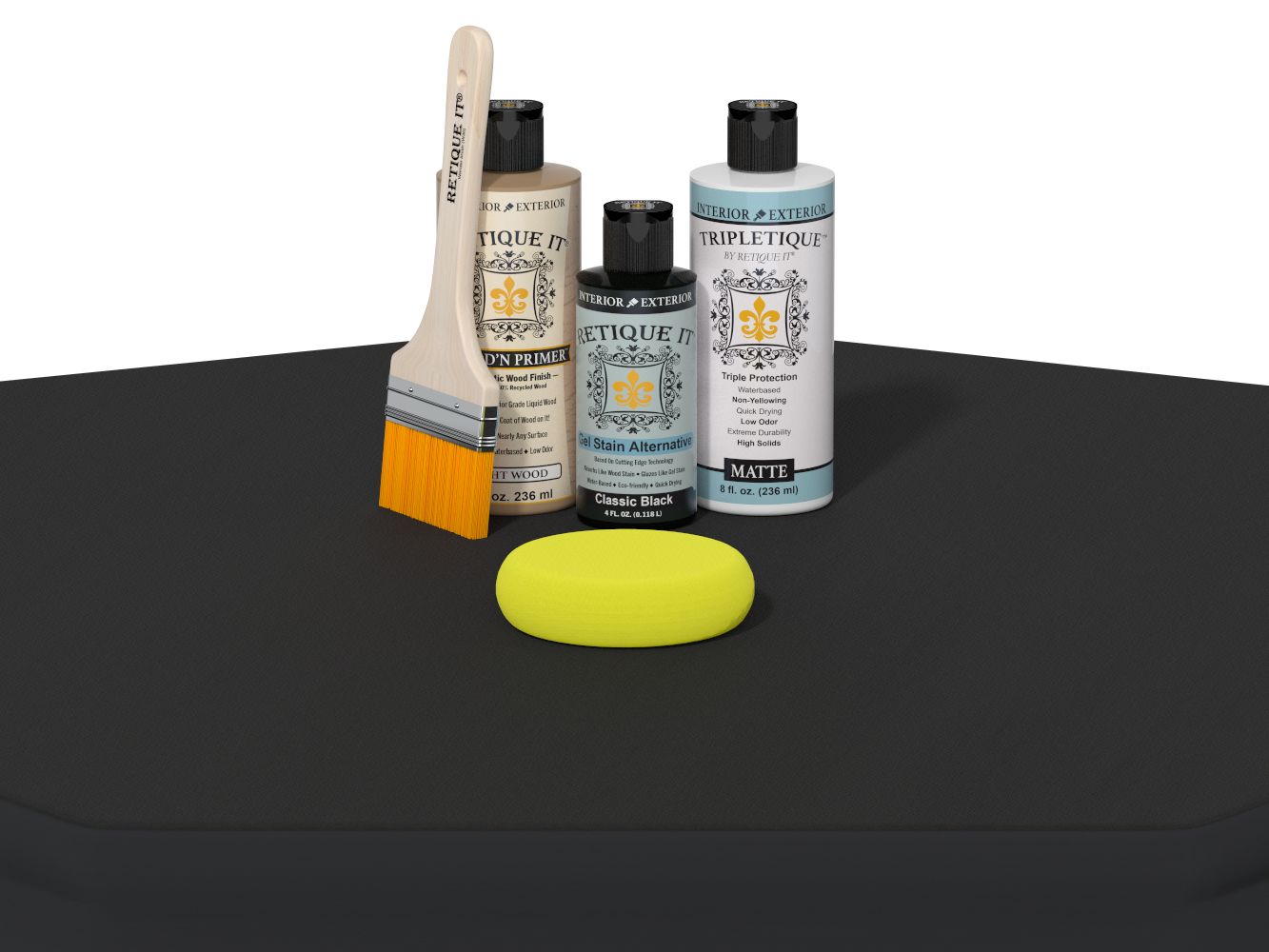 Multi-purpose Smooth Finish Kit - Classic Black - Interior Top Coat