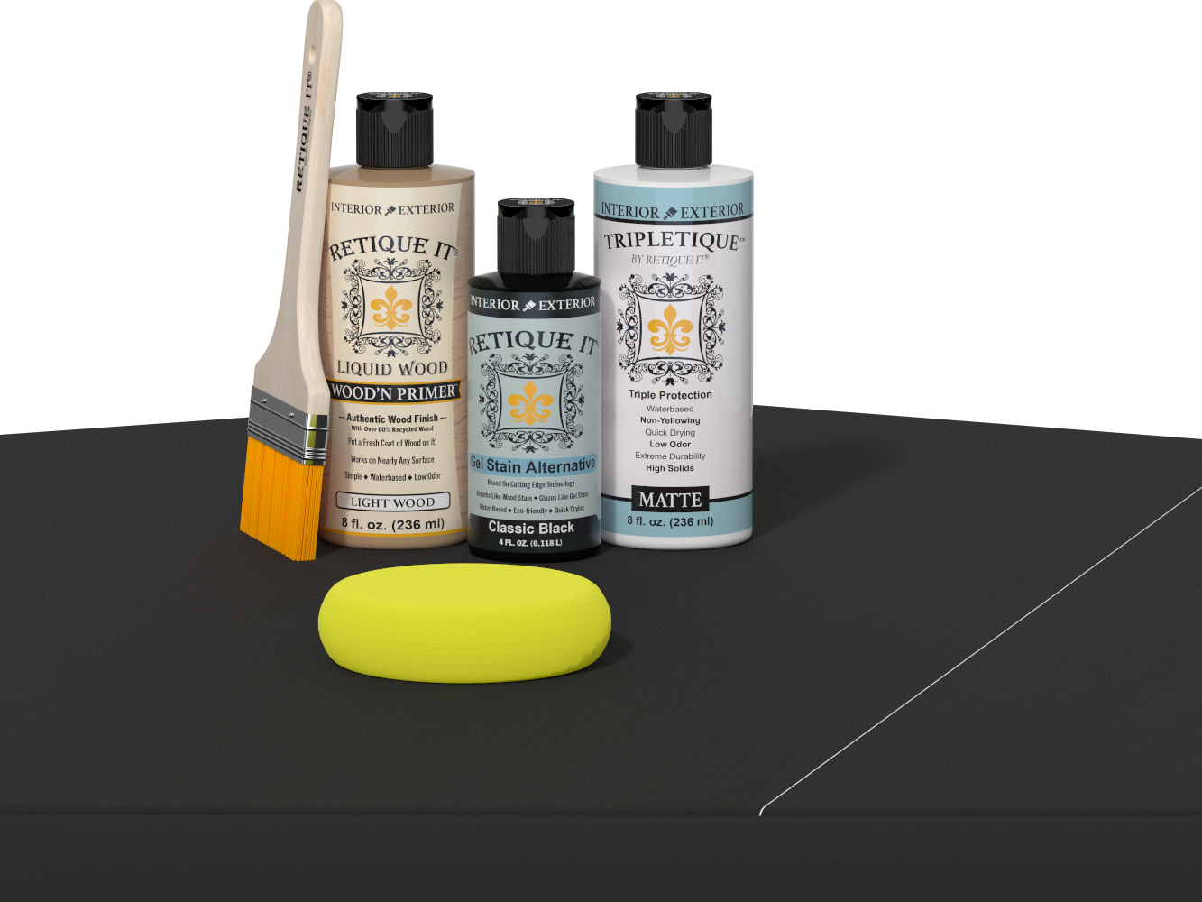 Multi-purpose Smooth Finish Kit - Classic Black - Interior Top Coat