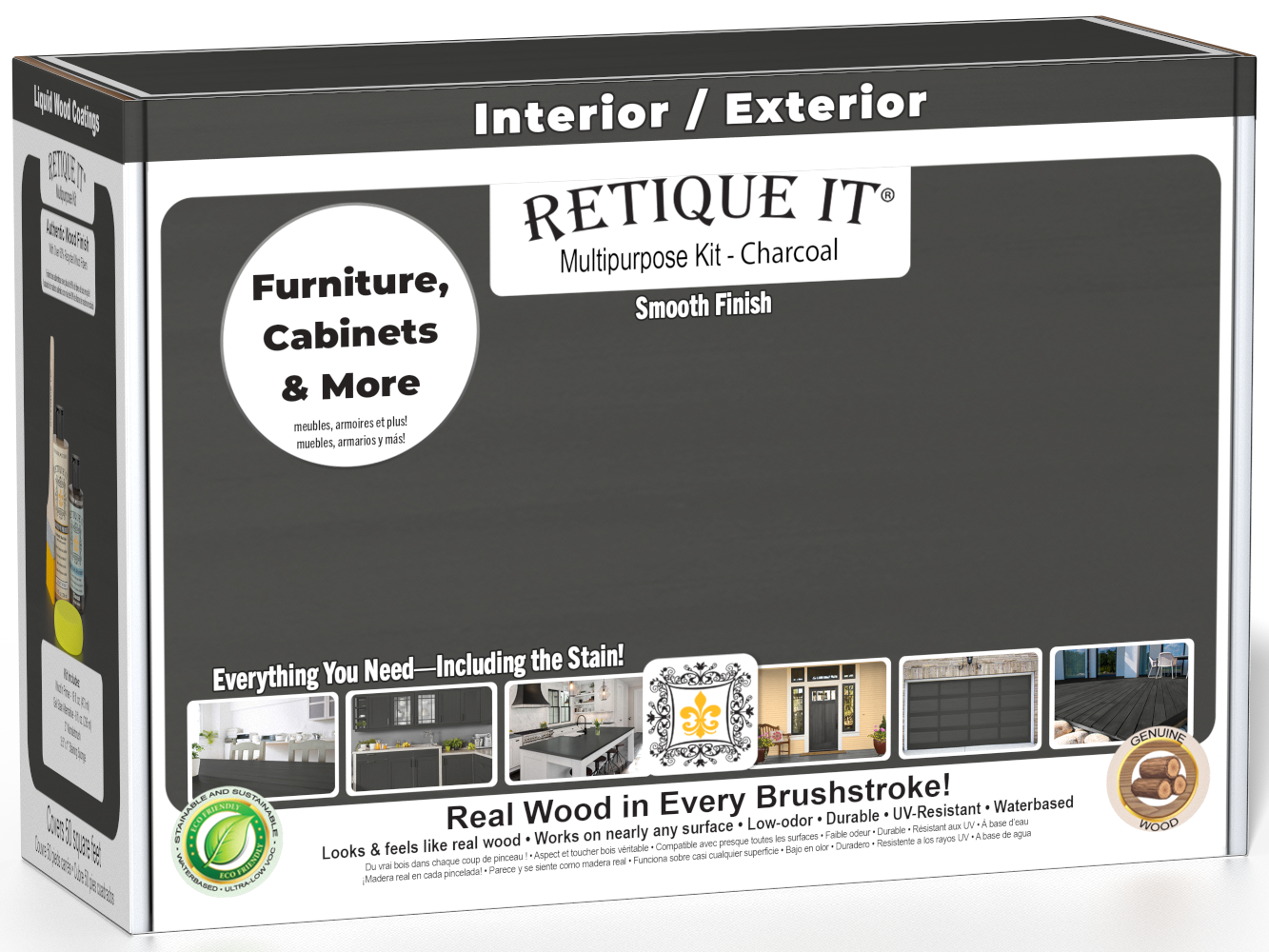 Multi-purpose Smooth Finish Kit - Charcoal - Exterior Top Coat