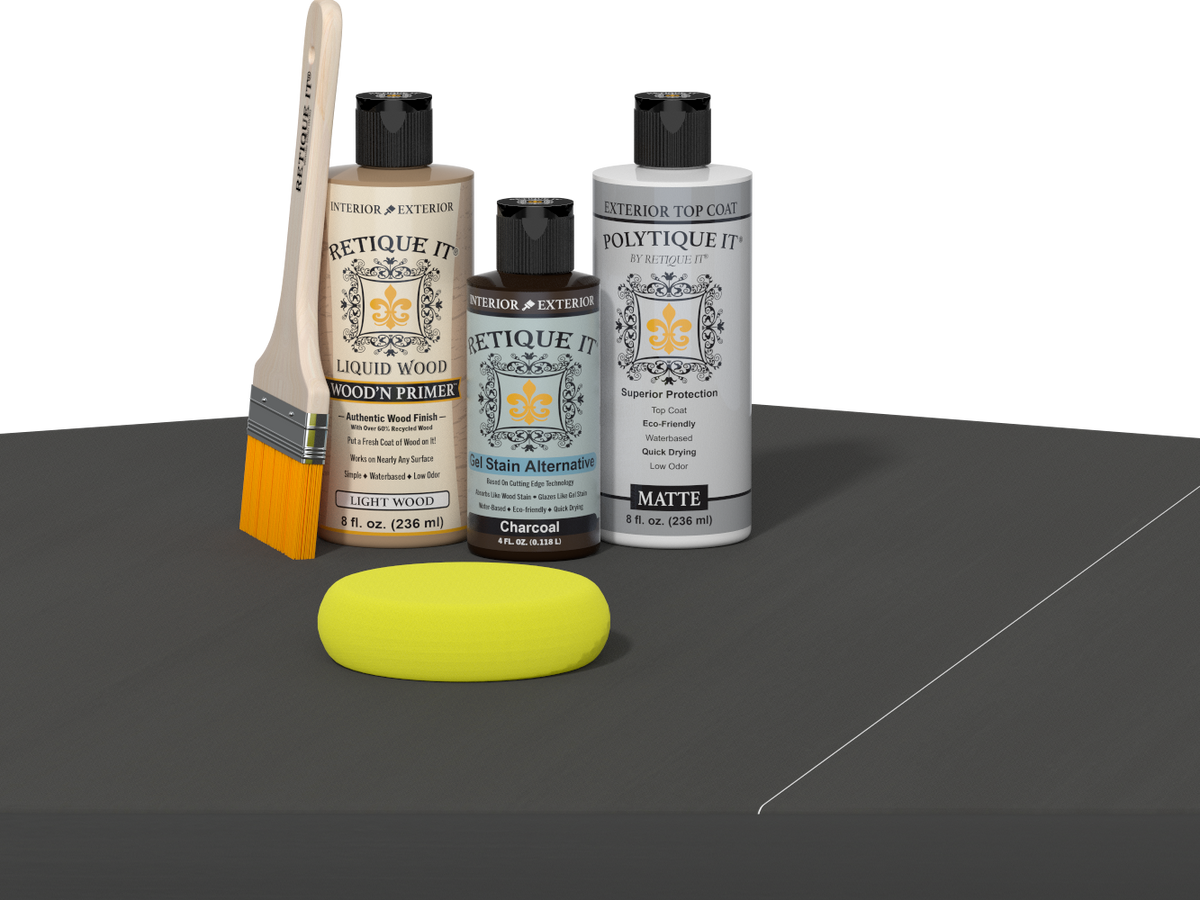 Multi-purpose Smooth Finish Kit - Charcoal - Exterior Top Coat