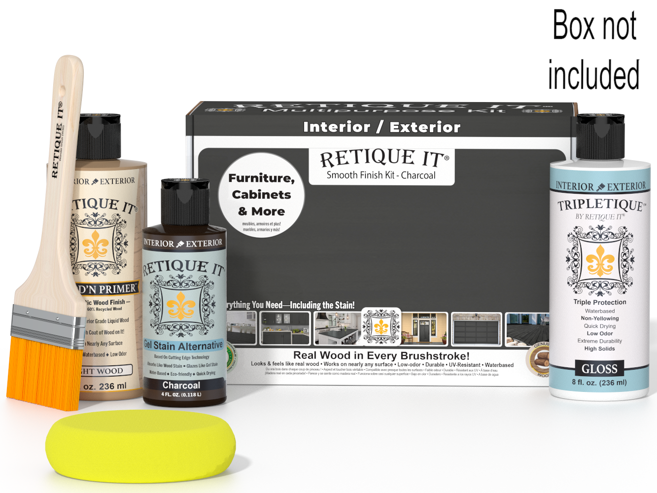 Multi-purpose Smooth Finish Kit - Charcoal - Interior Top Coat