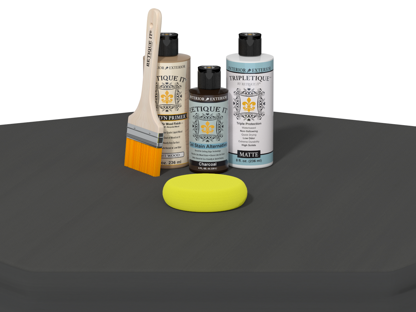 Multi-purpose Smooth Finish Kit - Charcoal - Interior Top Coat