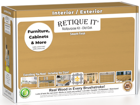 Multi-purpose Smooth Finish Kit - Old Oak - Exterior Top Coat