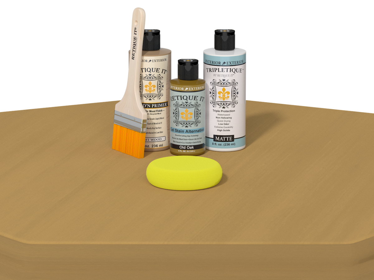 Multi-purpose Smooth Finish Kit - Old Oak - Interior Top Coat