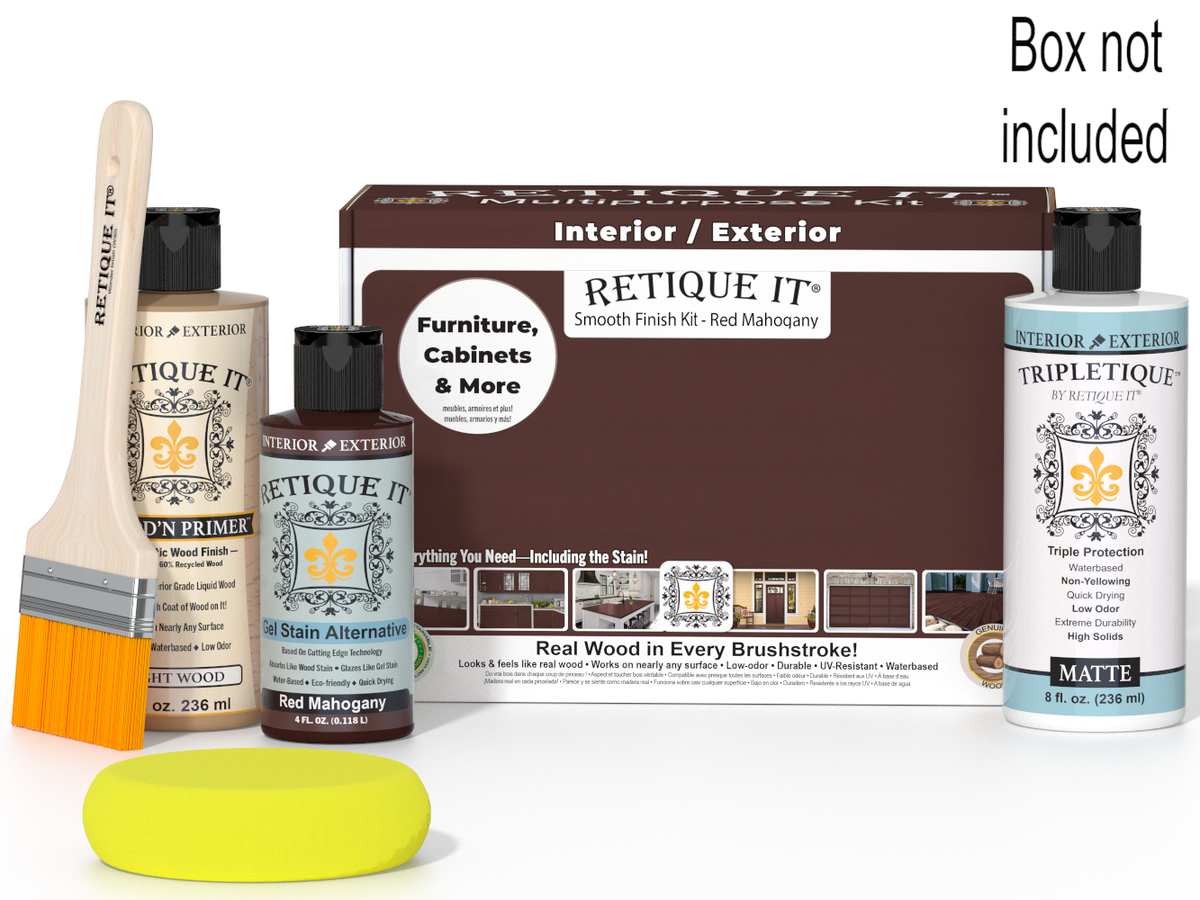Multi-purpose Smooth Finish Kit - Red Mahogany - Interior Top Coat