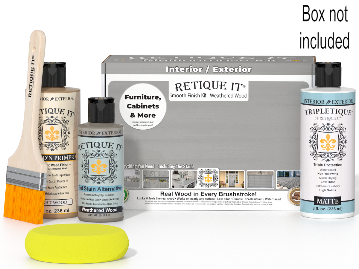 Multi-purpose Smooth Finish Kit - Weathered Wood - Interior Top Coat