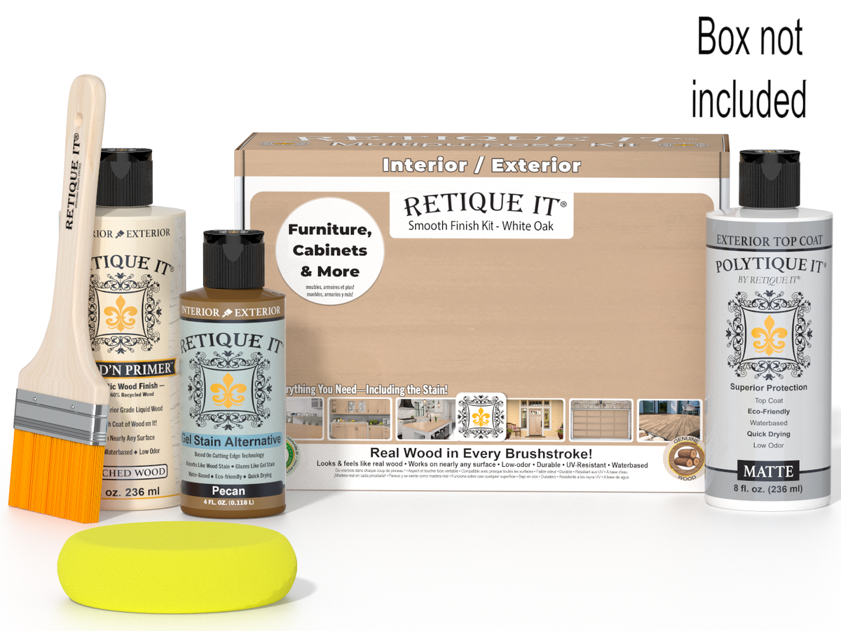Multi-purpose Smooth Finish Kit - White Oak - Exterior Top Coat