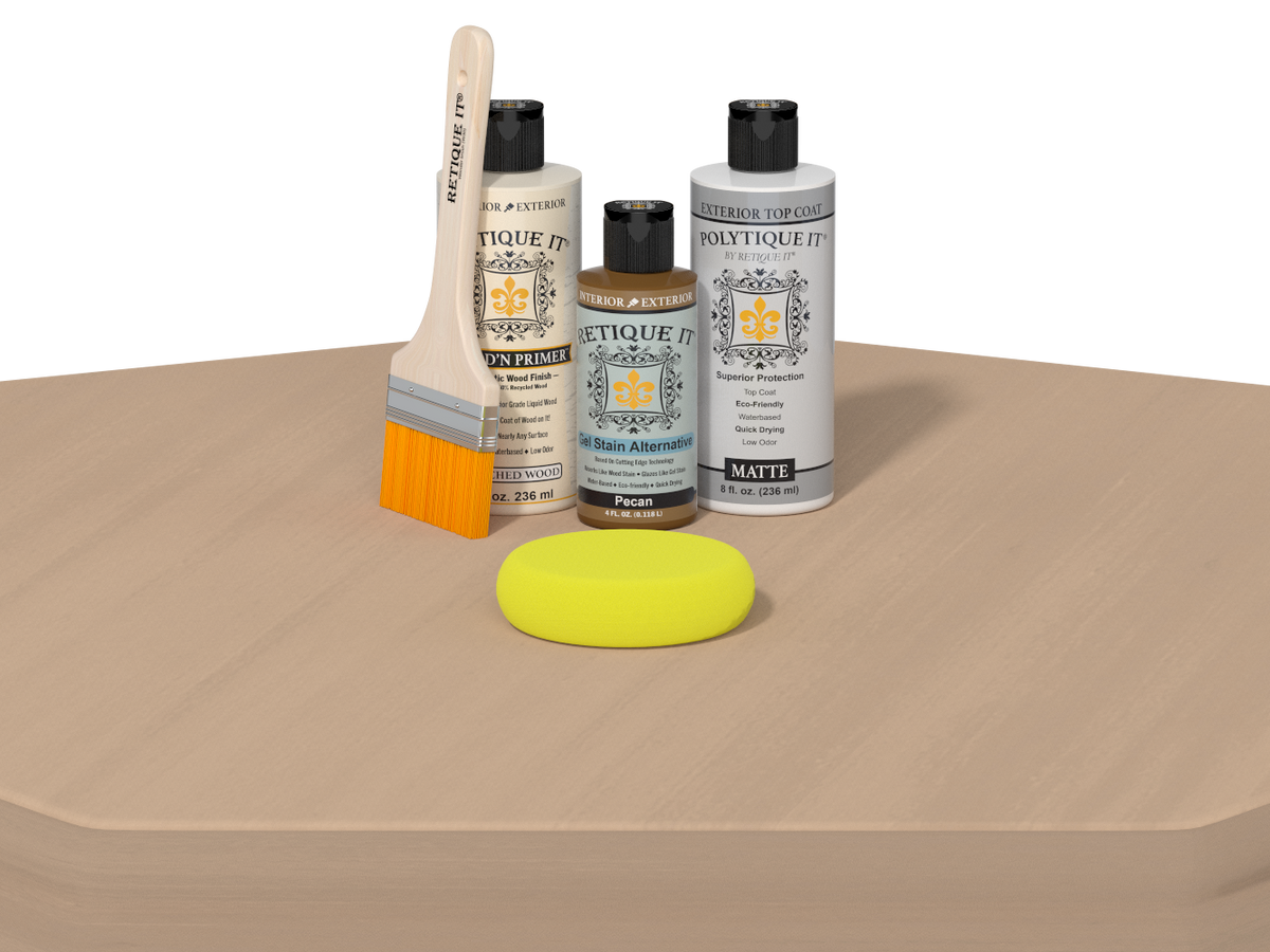 Multi-purpose Smooth Finish Kit - White Oak - Exterior Top Coat