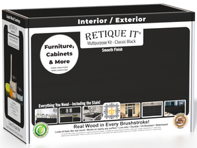 Multi-purpose Smooth Finish Kit (Med) - Classic Black - Exterior Top Coat
