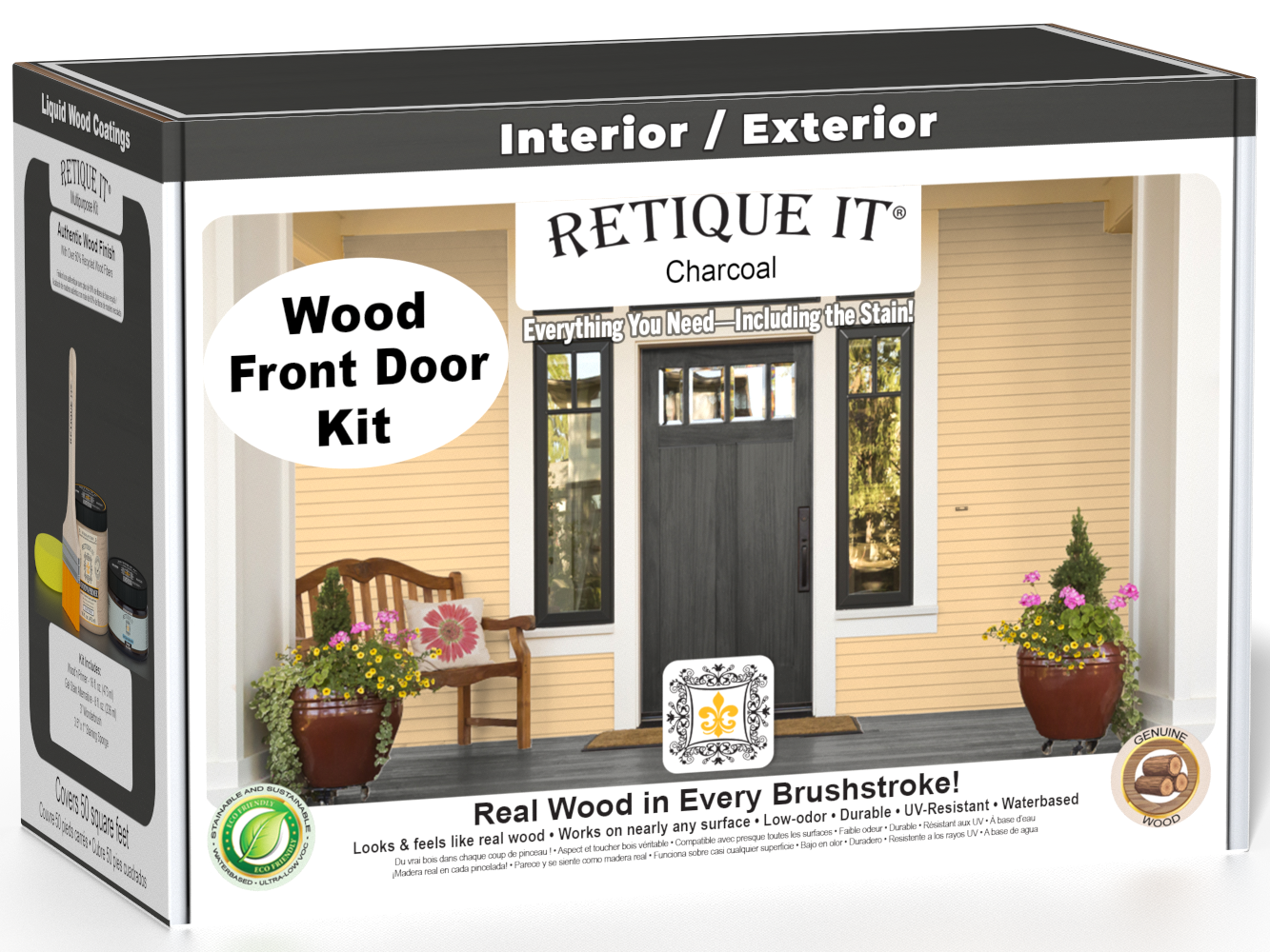 Wood'n Door Smooth Finish Kit - Charcoal