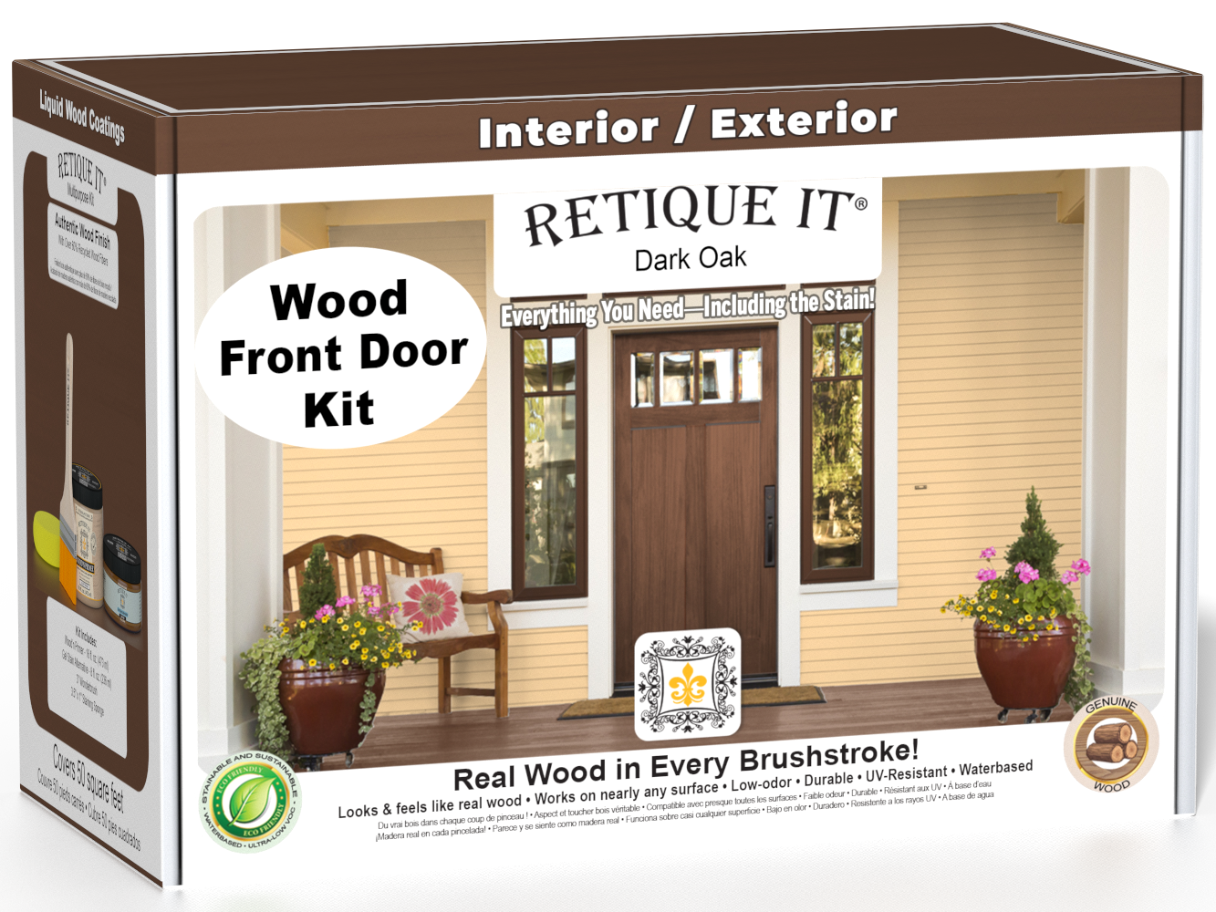 Wood'n Door Smooth Finish Kit - Dark Oak