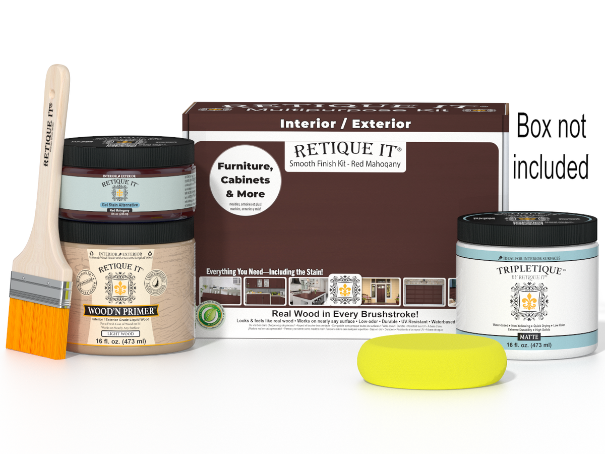 Multi-purpose Smooth Finish Kit (Med) - Red Mahogany - Interior Top Coat