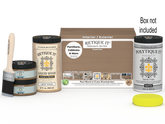Large Barn Wood Finish Kit by Wood'n Finish Kits, includes exterior top coat and accessories in a box.