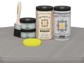 Wood'n Door Smooth Finish Kit (Double Door) - Weathered Wood — Matte kit contents