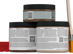 Retique It® Wood'n Finish Kit in Dark Pecan for multi-purpose wood finishing, featuring a dark pecan-colored wood stain and finish.