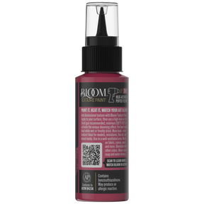 DecoArt Bloom Texture Paint in Desert Petal, shown on product packaging from the back