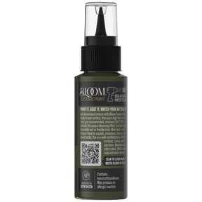 DecoArt Bloom Texture Paint in Meadow Veil, product container shown from the back
