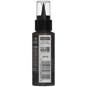 DecoArt Bloom Texture Paint in Battlefield Soil, textured brown craft paint bottle and packaging