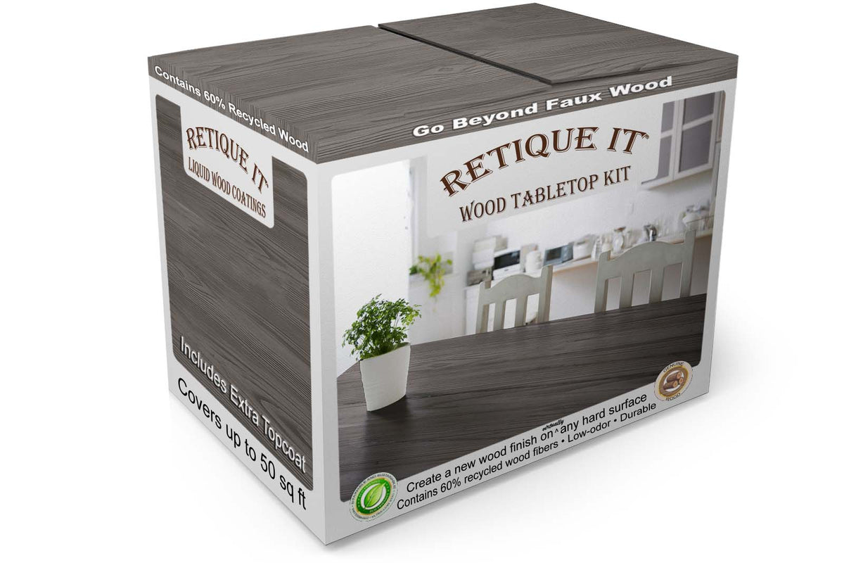 Tabletop Wood'n Finish Kit (Double Size) - Harbor Gray