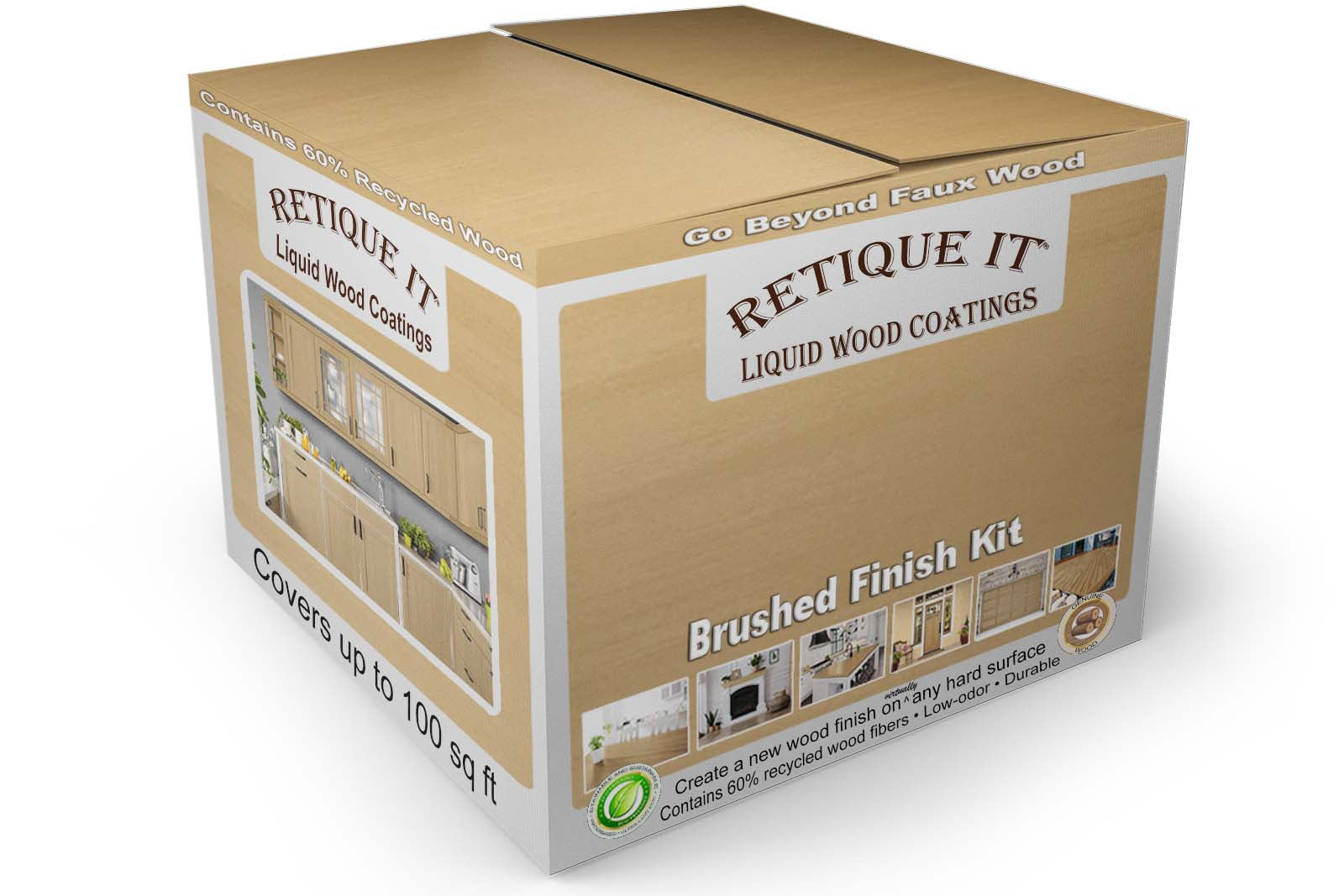 Multi-purpose Smooth Finish Kit (Large) - Barn Wood - Exterior Top Coat