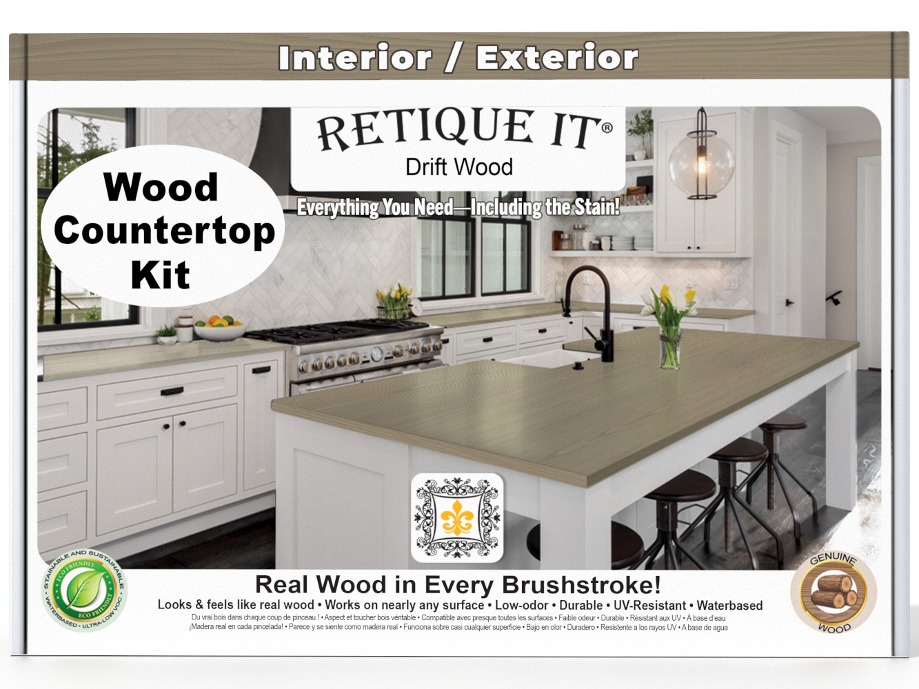 Countertop Kit - Kitchen Island - Drift Wood
