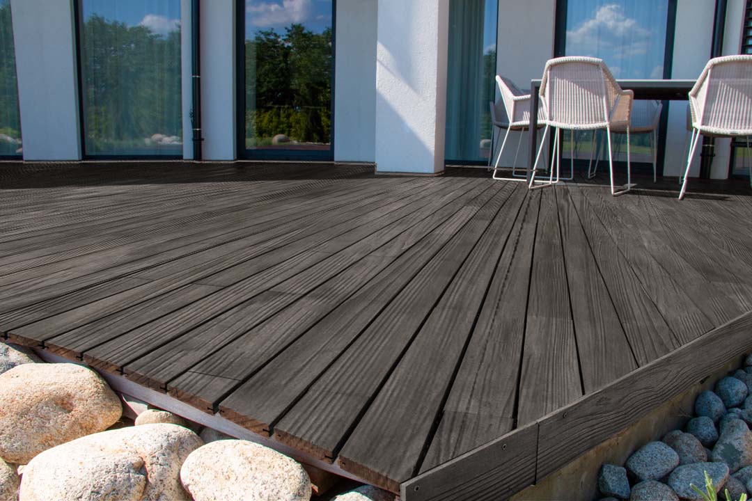 Retique It Multi-purpose Wood'n Kit in Harbor Gray for interior wood finishing, featuring grained wood surface and top coat application.